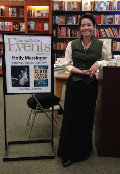 Author Holly Messinger at a Signing