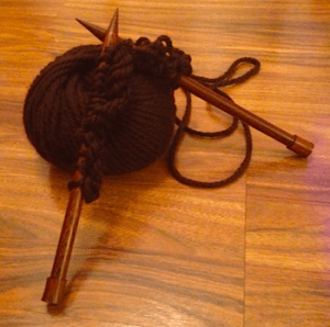 Brown Scarf Just Started